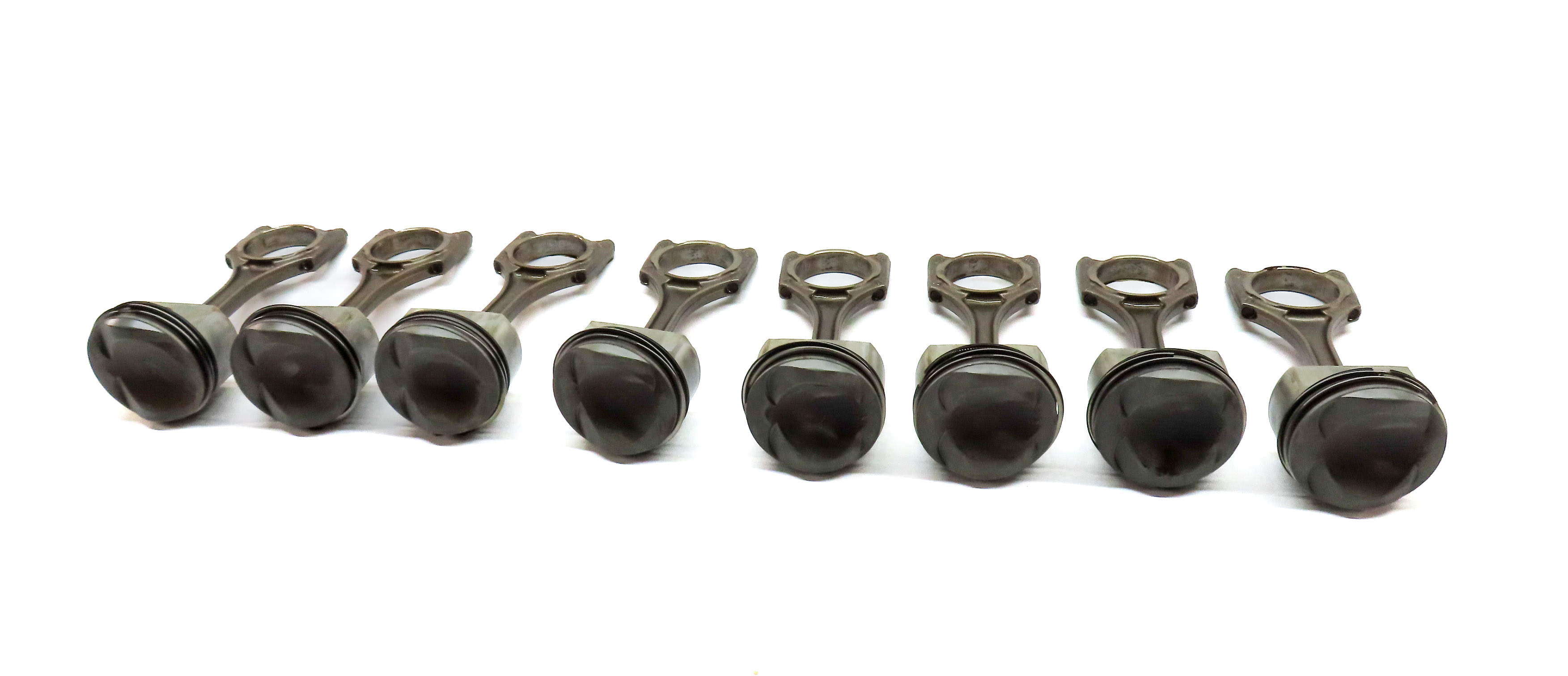 07-12 AUDI A6 A8 Q7 S5 VW TOUAREG C6 4L D3 8T 4.2L PISTON & CONNECTING ROD SET/8 — exact item pictured